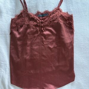 Abercrombie & Fitch Lace Trim Tank Top